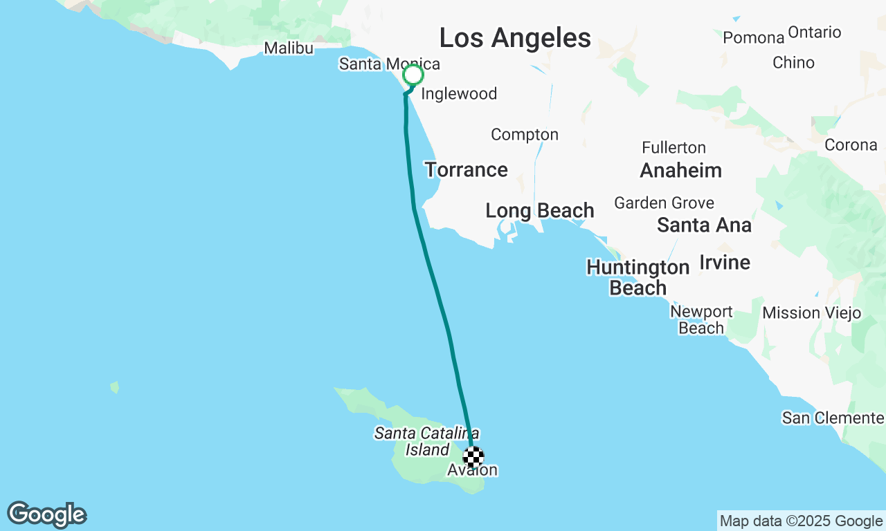 Marina del Rey to Avalon on Catalina Island - NAOS Florilla