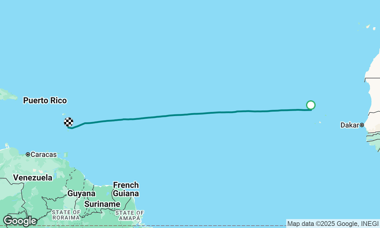 Delivery Valencia, Espanha - Martinique (P4, Mindelo, Cabo Verde - Le Marin, Martinique)