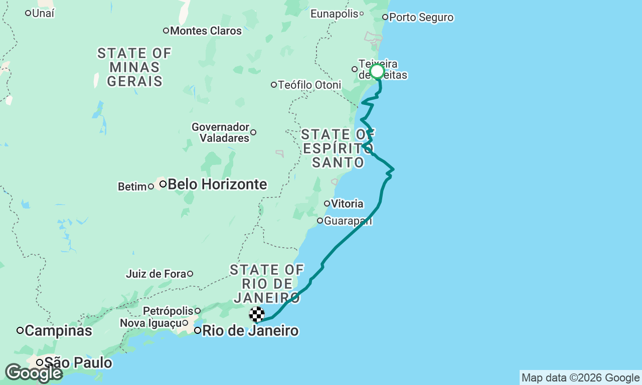 Maior travessia até hoje: Caravelas a Búzios 