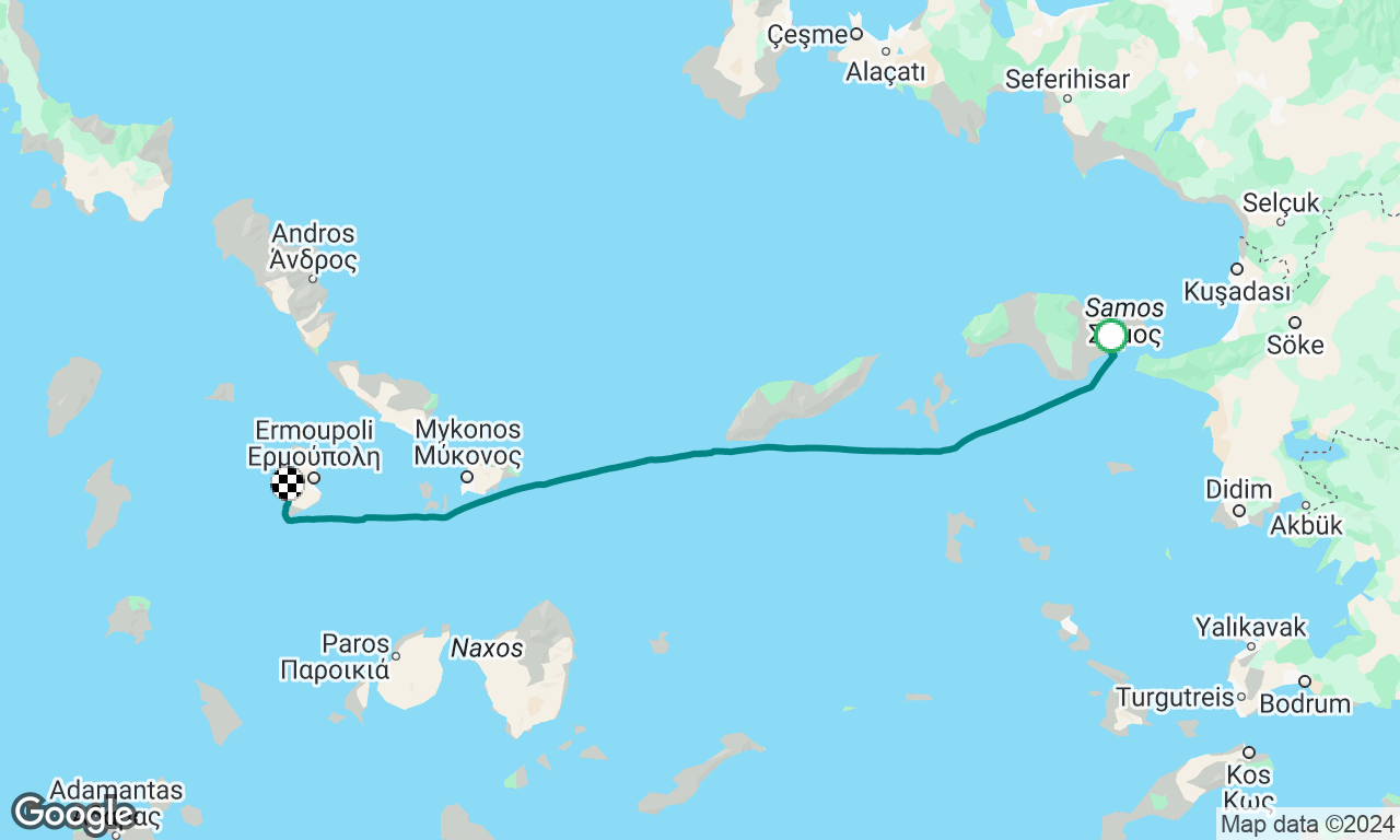 Portokali Cup
Overnight from Samos