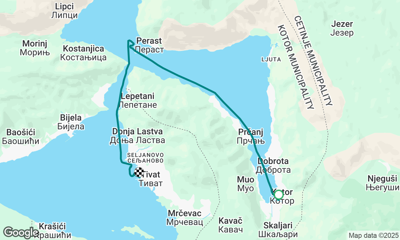 Voyage map