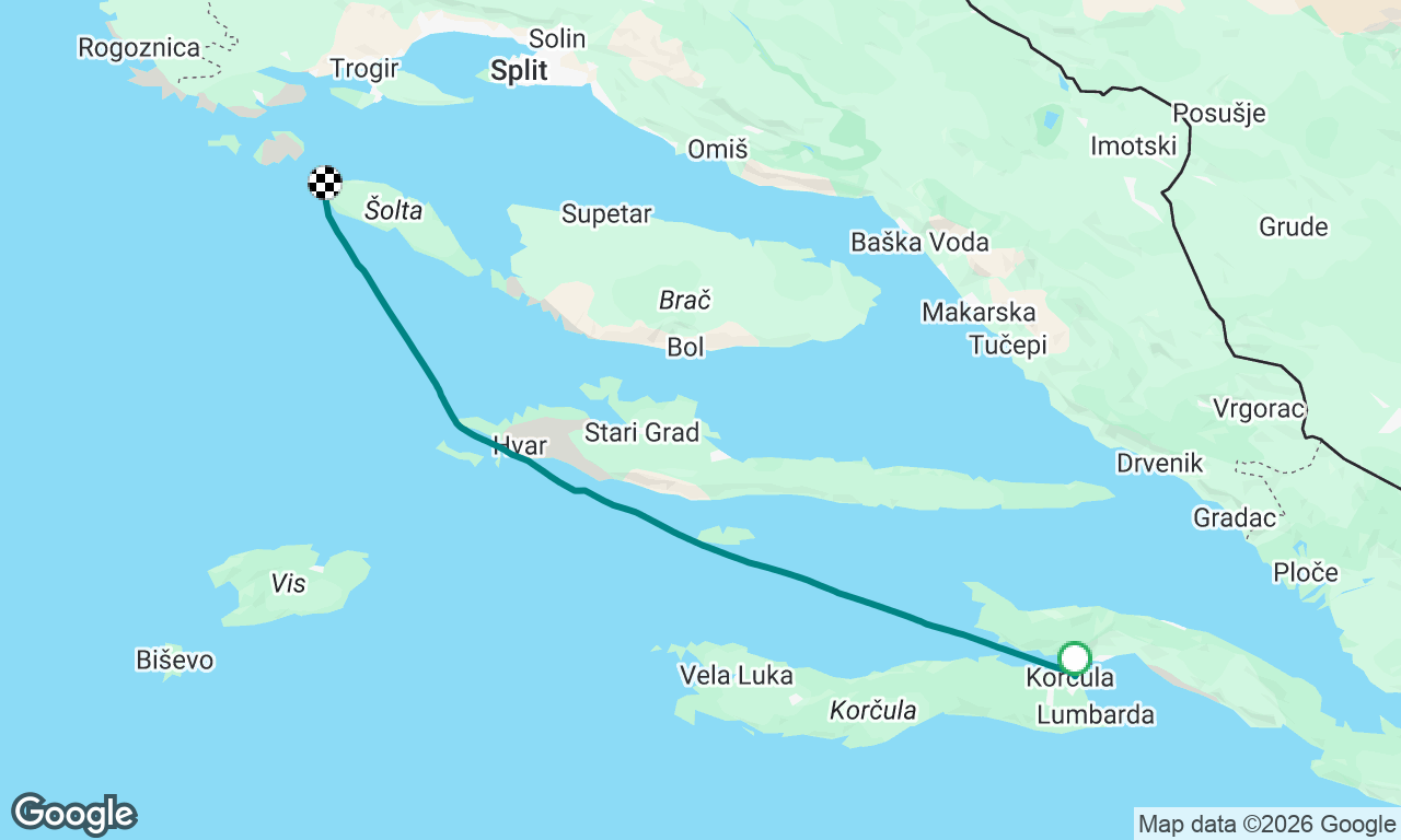 Korcula to Hvar - Day 8