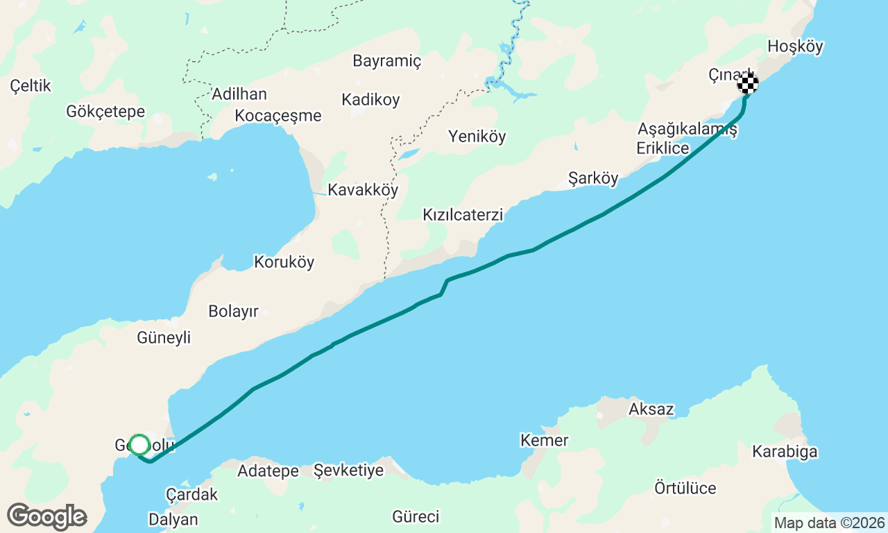 Voyage map