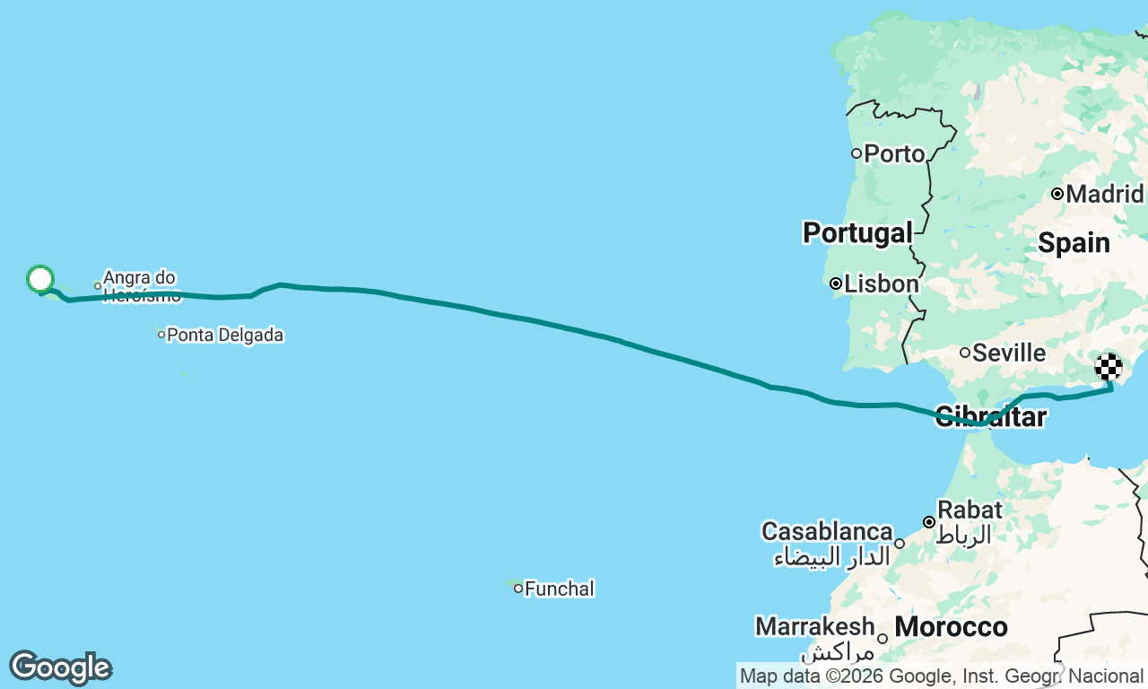 Voyage map