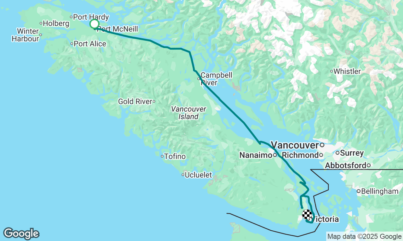 Second half of Inside Passage on Seacret Nordhavn 76