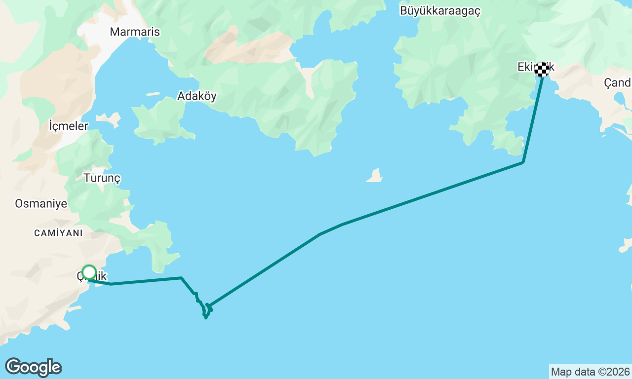 Voyage map