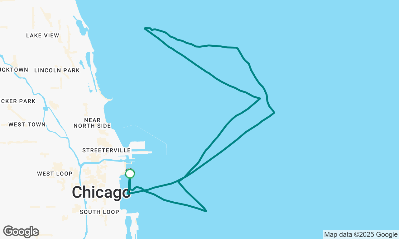 First Sail on Sea Dancer