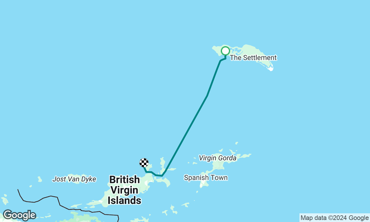 Anegada to Scrub Island to Guana Island, White Bay