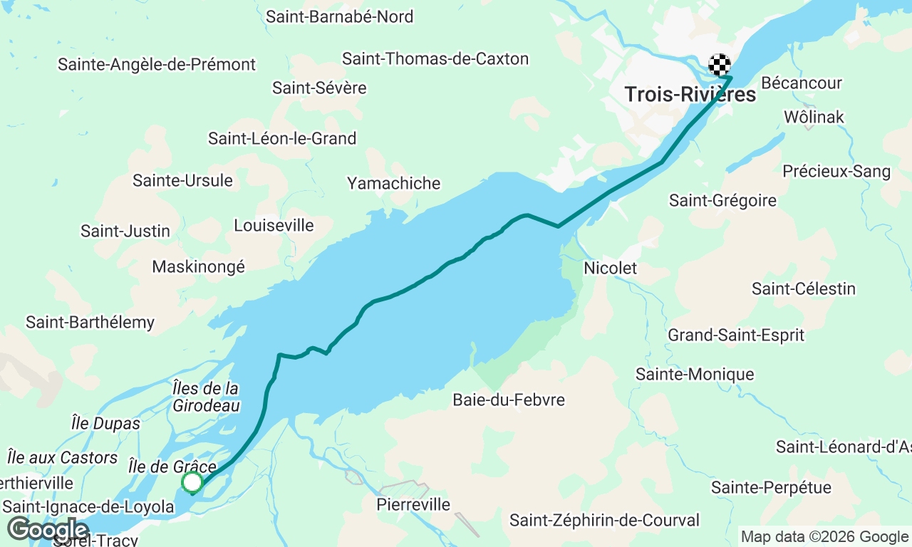 Sorel -> trois-riviere
