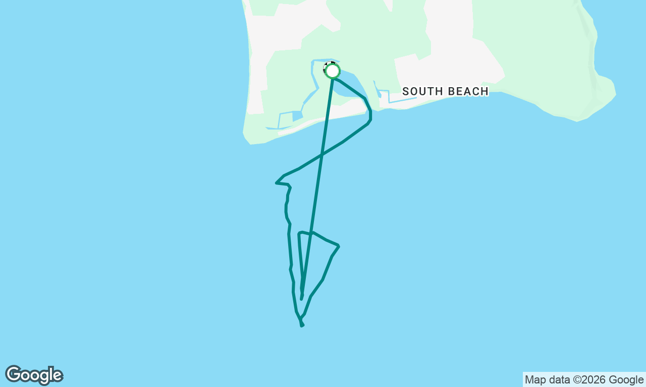 Light wind at point Robert 