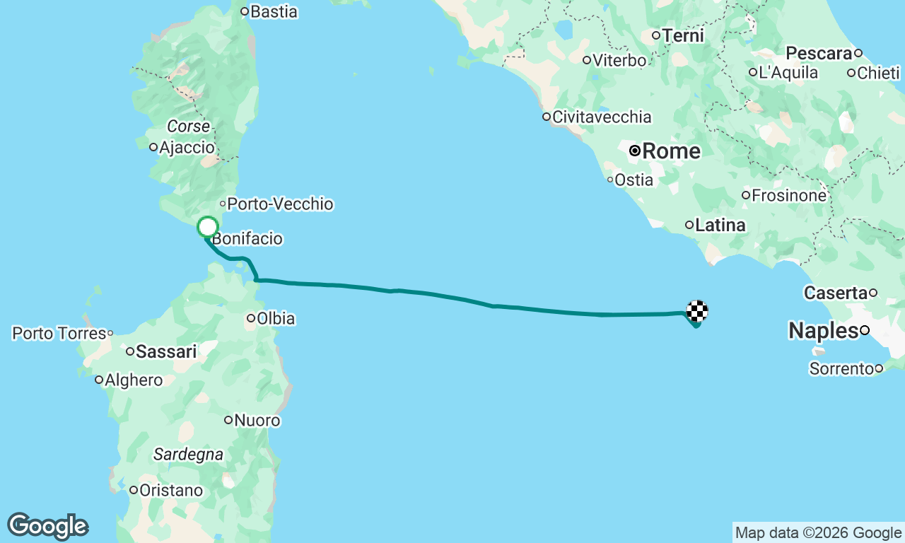Voyage map