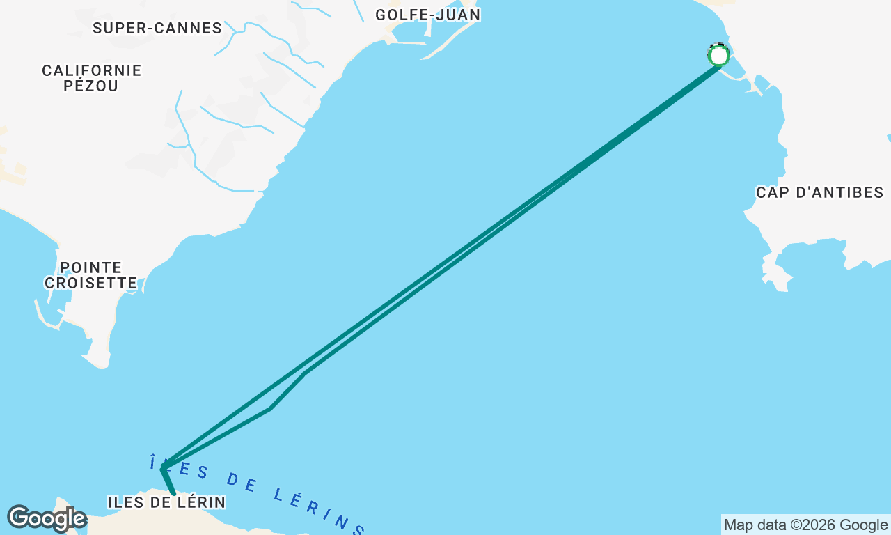 Voyage map