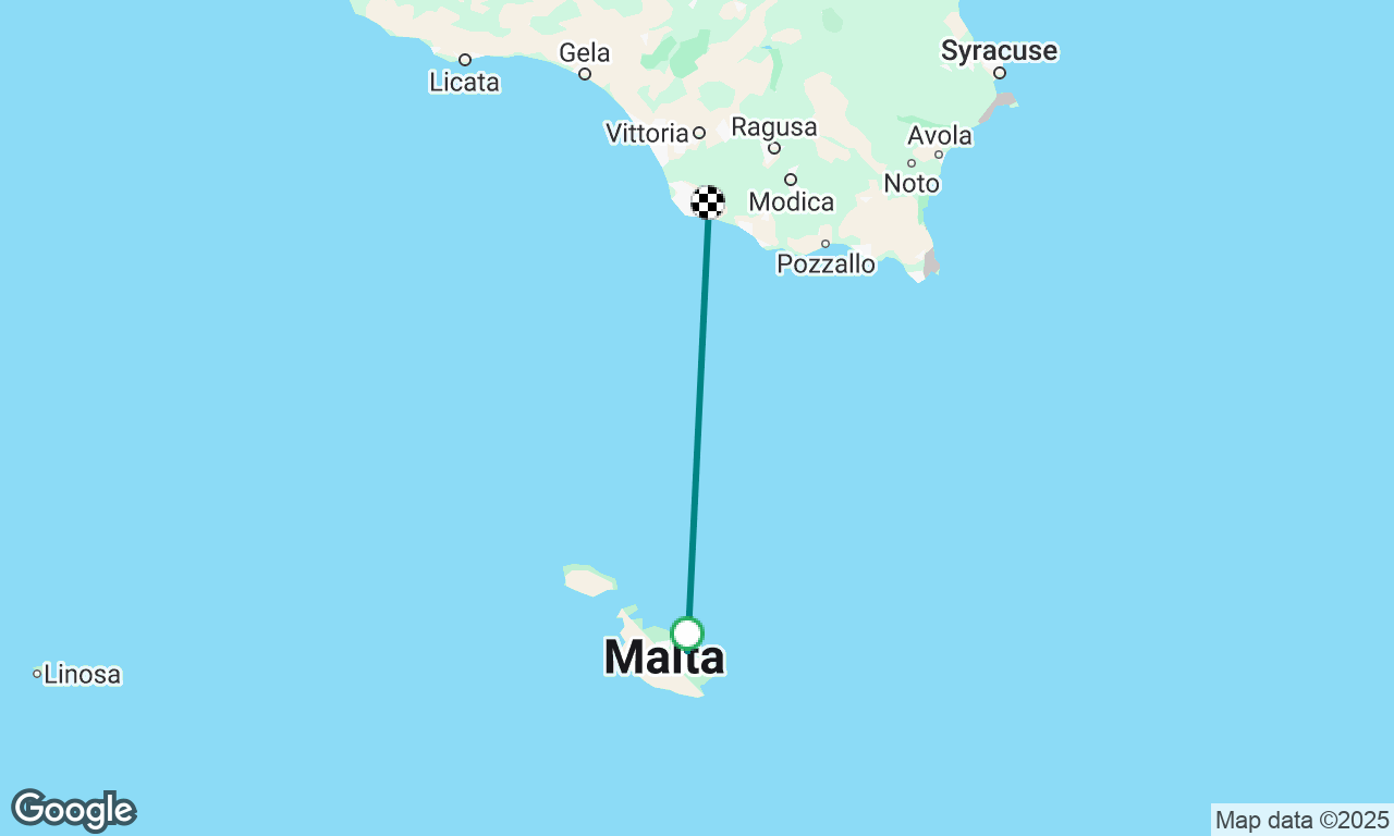 Malta to Ragusa