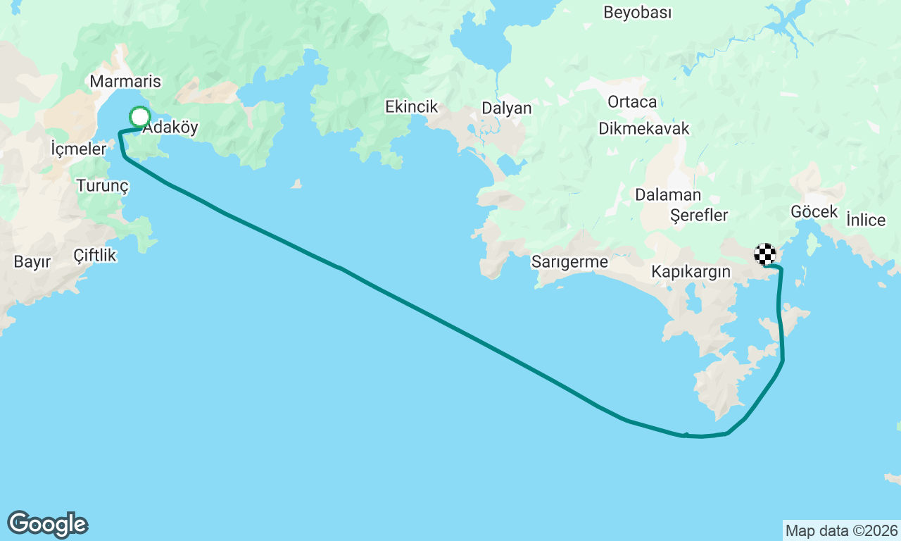 Voyage map