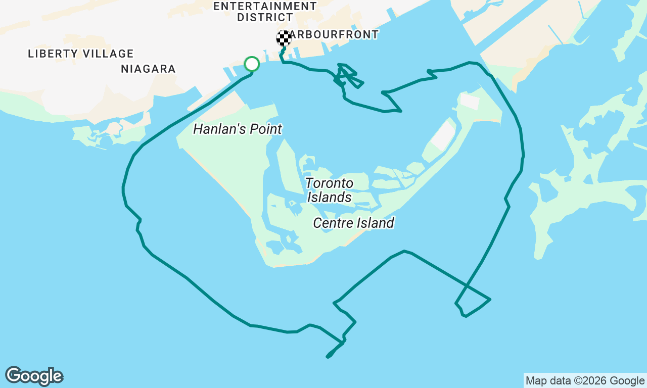 Cruising around island