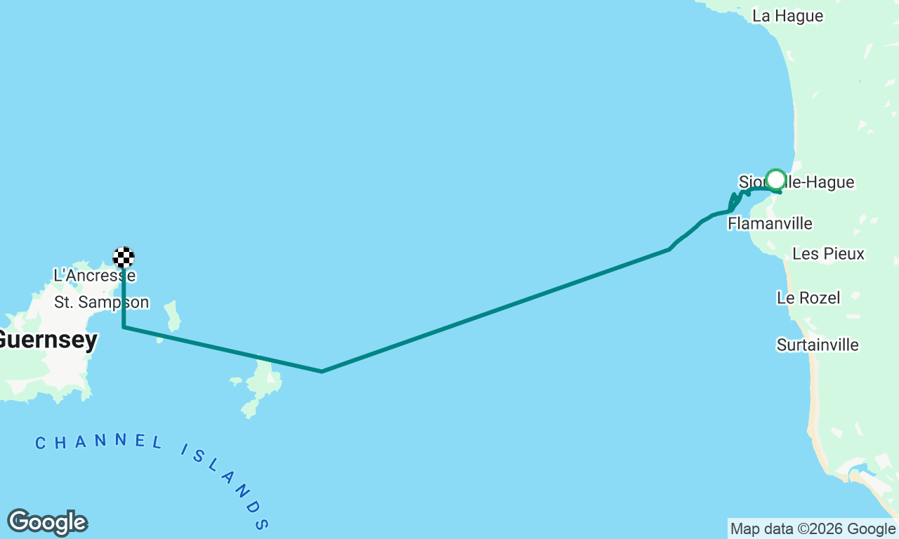French Triangle race 3rd leg Dielette to Guernsey 