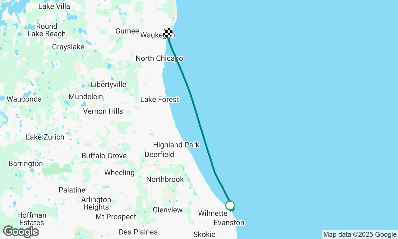 Delivery from Wilmette Yacht Club to Larsen Marine