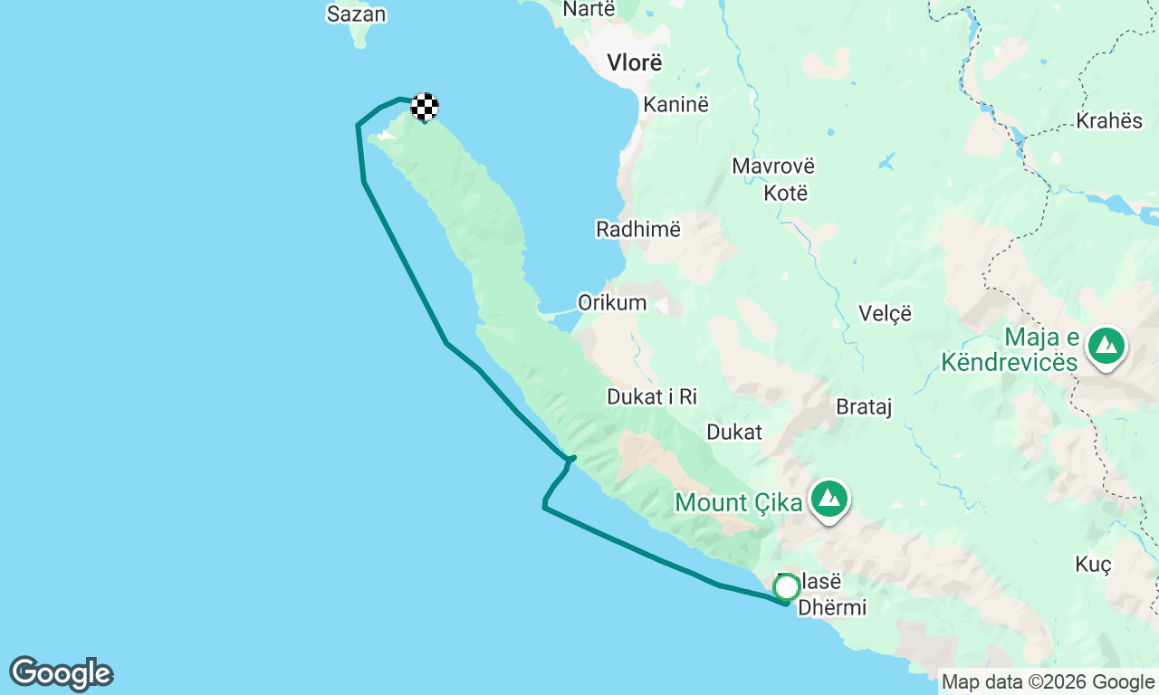 Voyage map