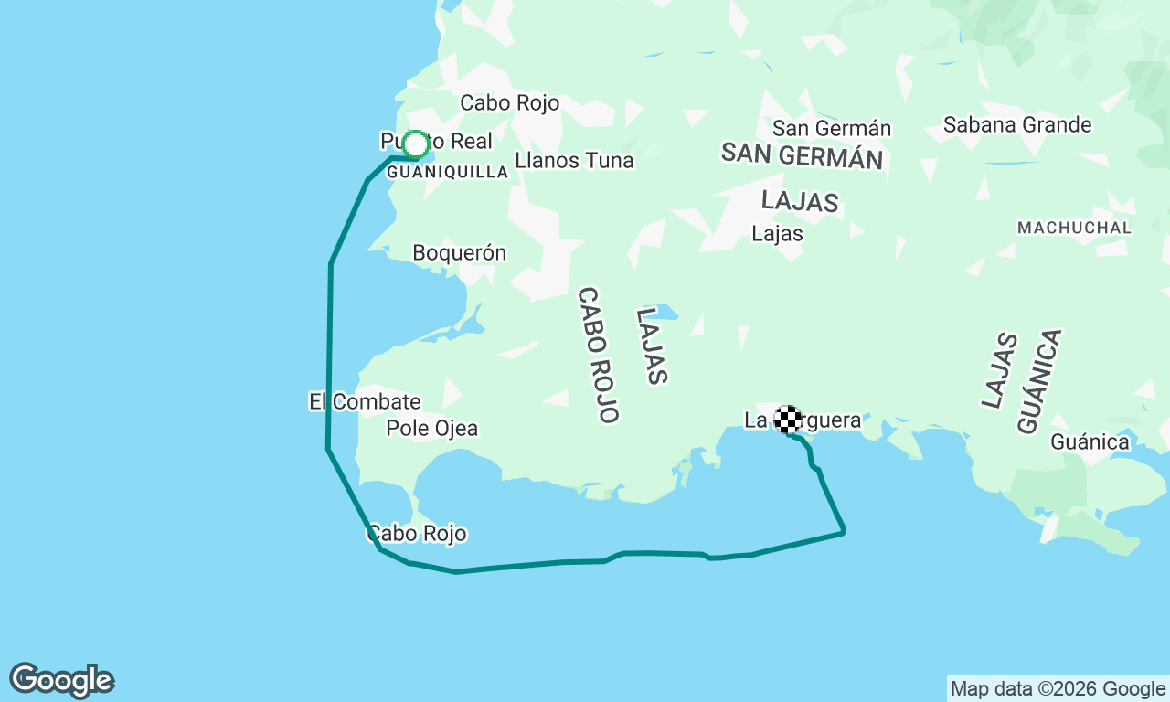 Puerto Real to La Parguera, PR