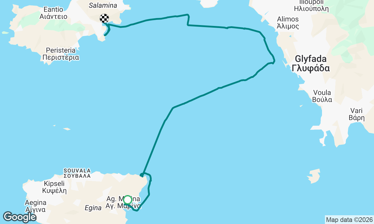 Voyage map
