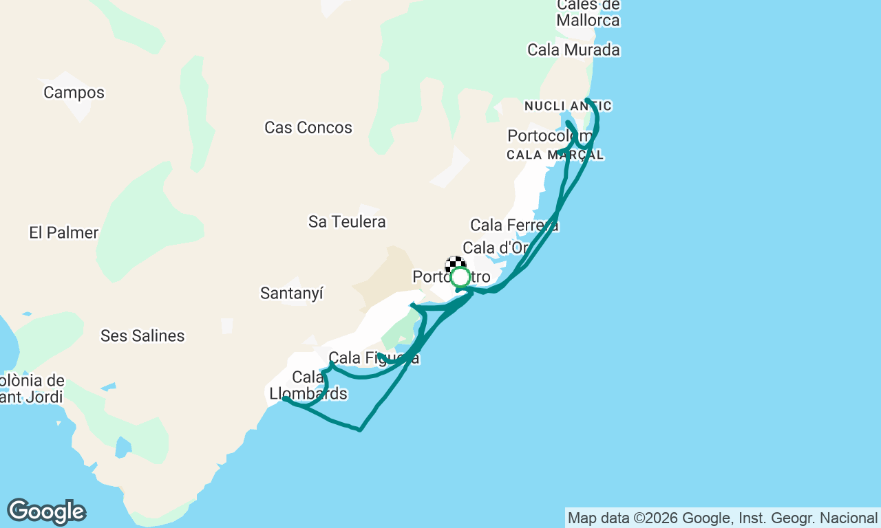 Voyage map