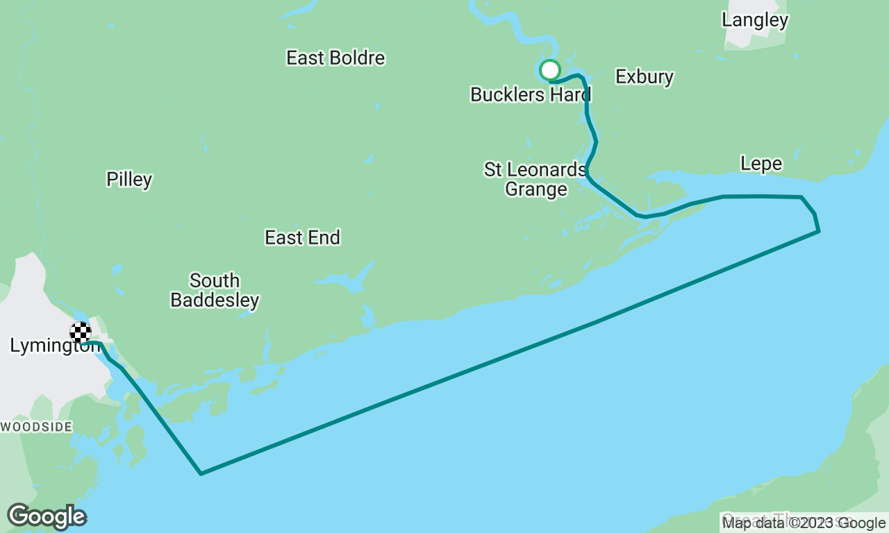 Bucklers Hard to Lymington Town Quay