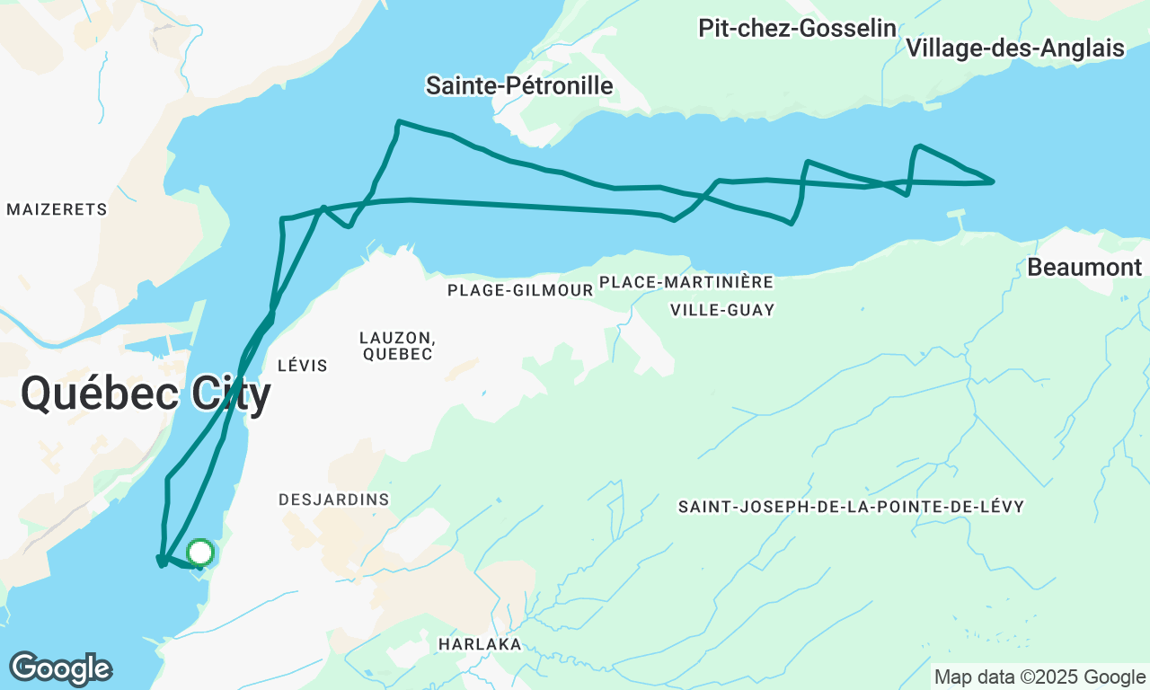 Voyage map