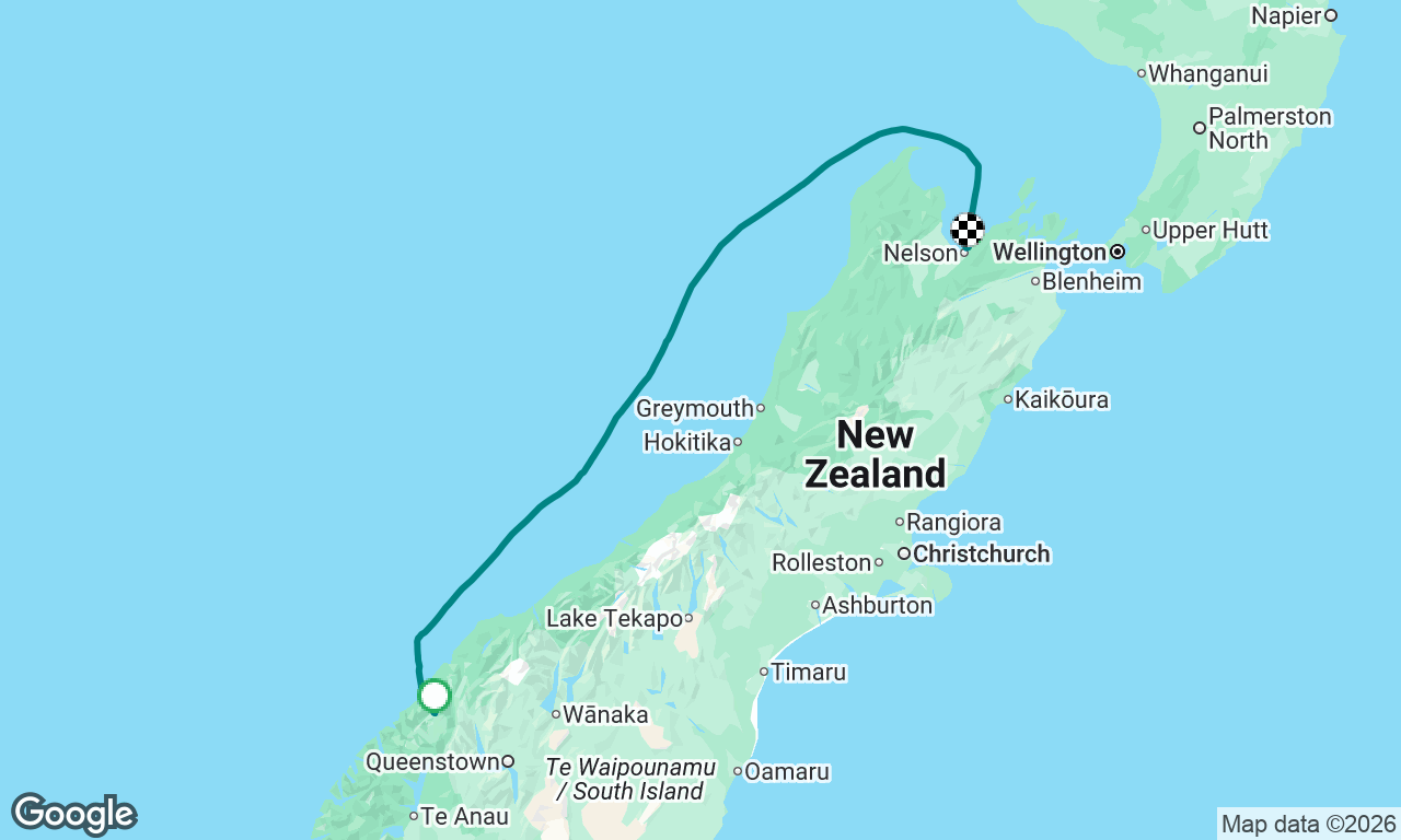 Deep water Basin, Milford Sound to Nelson Marina