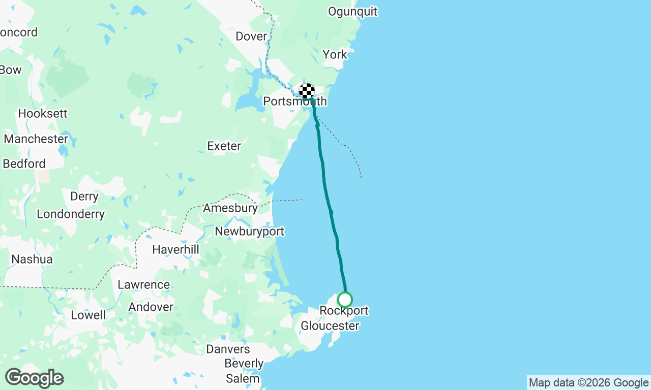 Rockport to Portsmouth