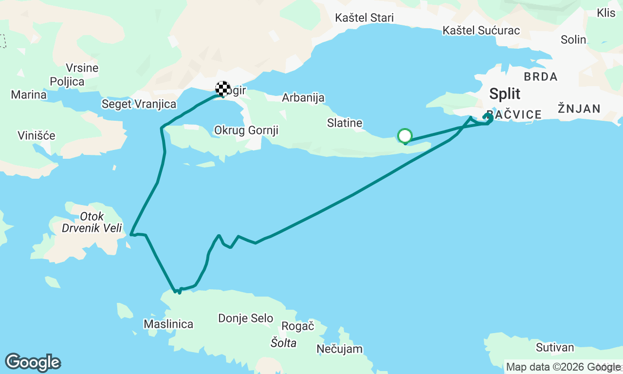 Voyage map