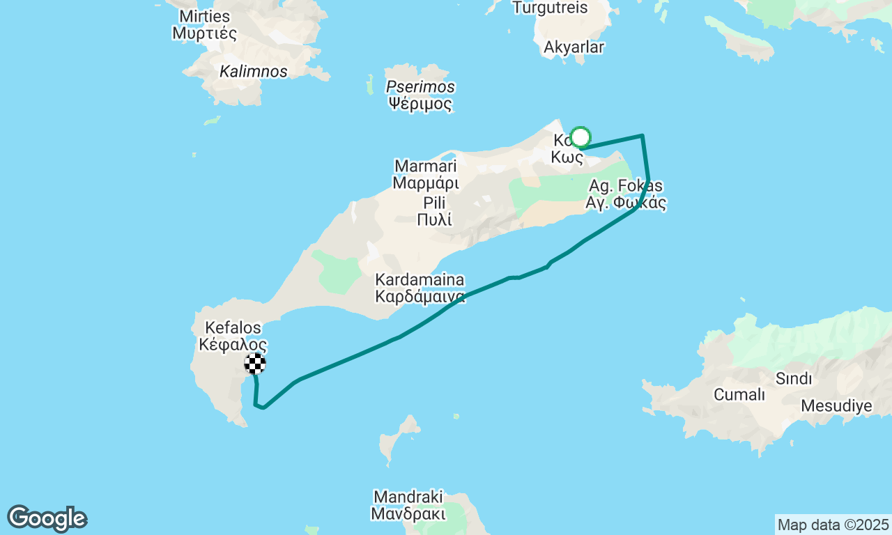 Kos Marina->Sanford Beach