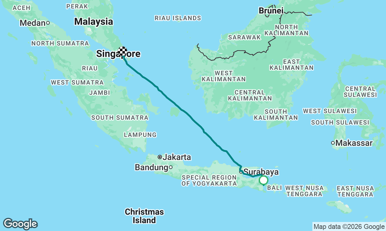 Banyawangi to Batam