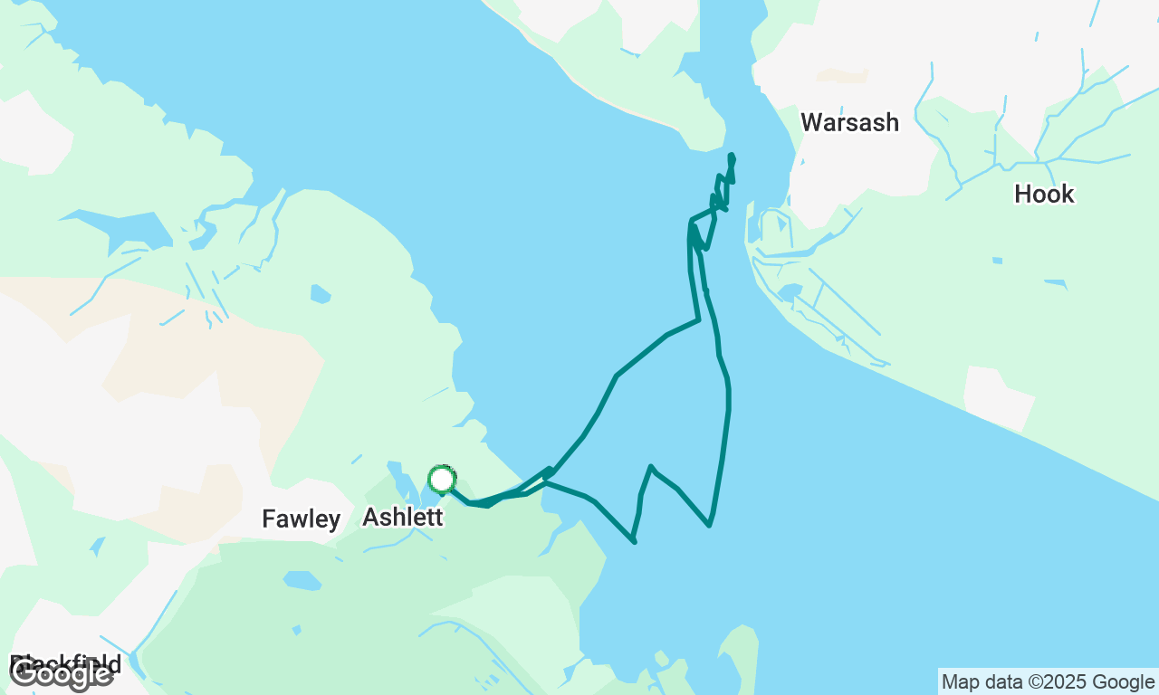 Ashlett first sail 
