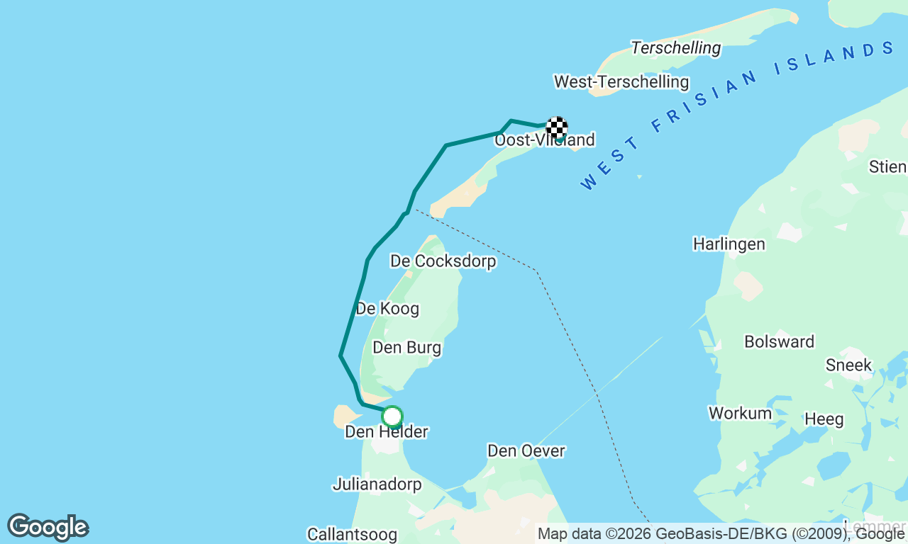 Den helder - Vlieland