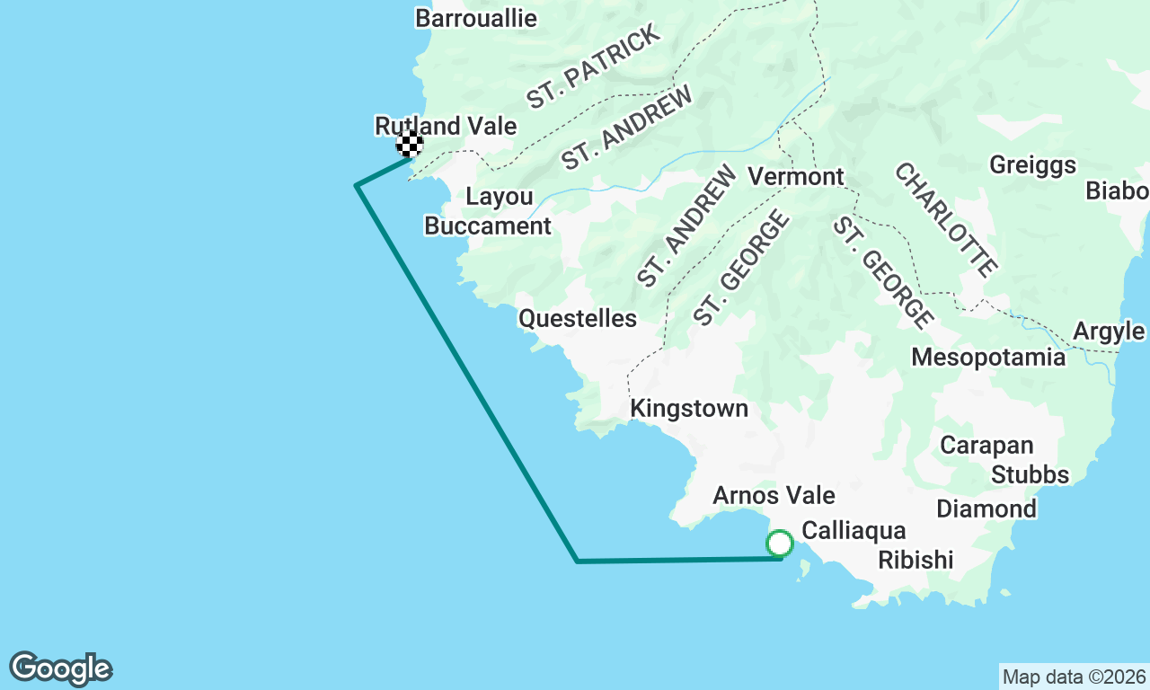 Saint Vincent to Bat Cave Bay