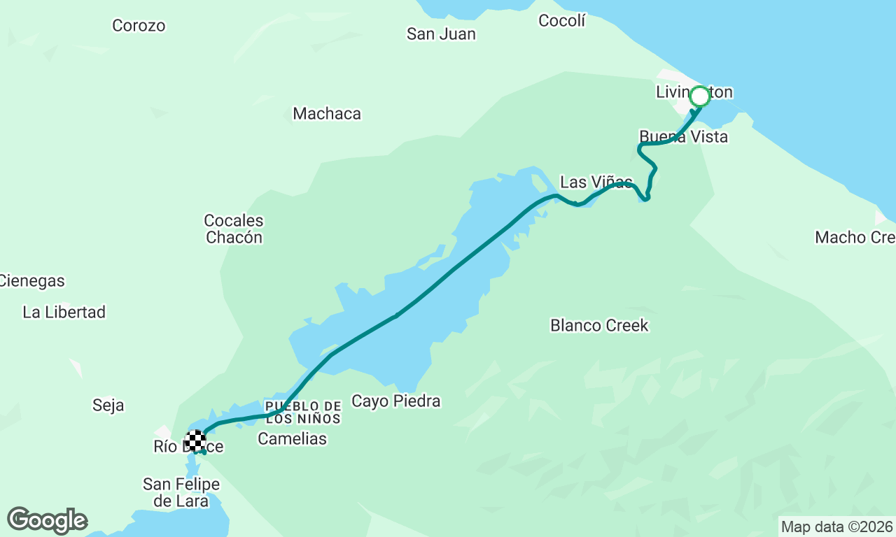 Livingston to Rio Dulce