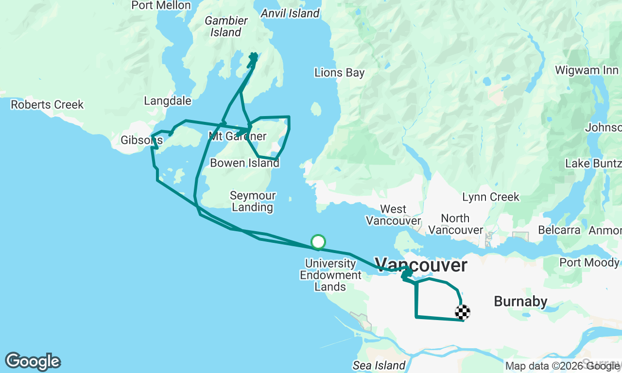 Voyage map