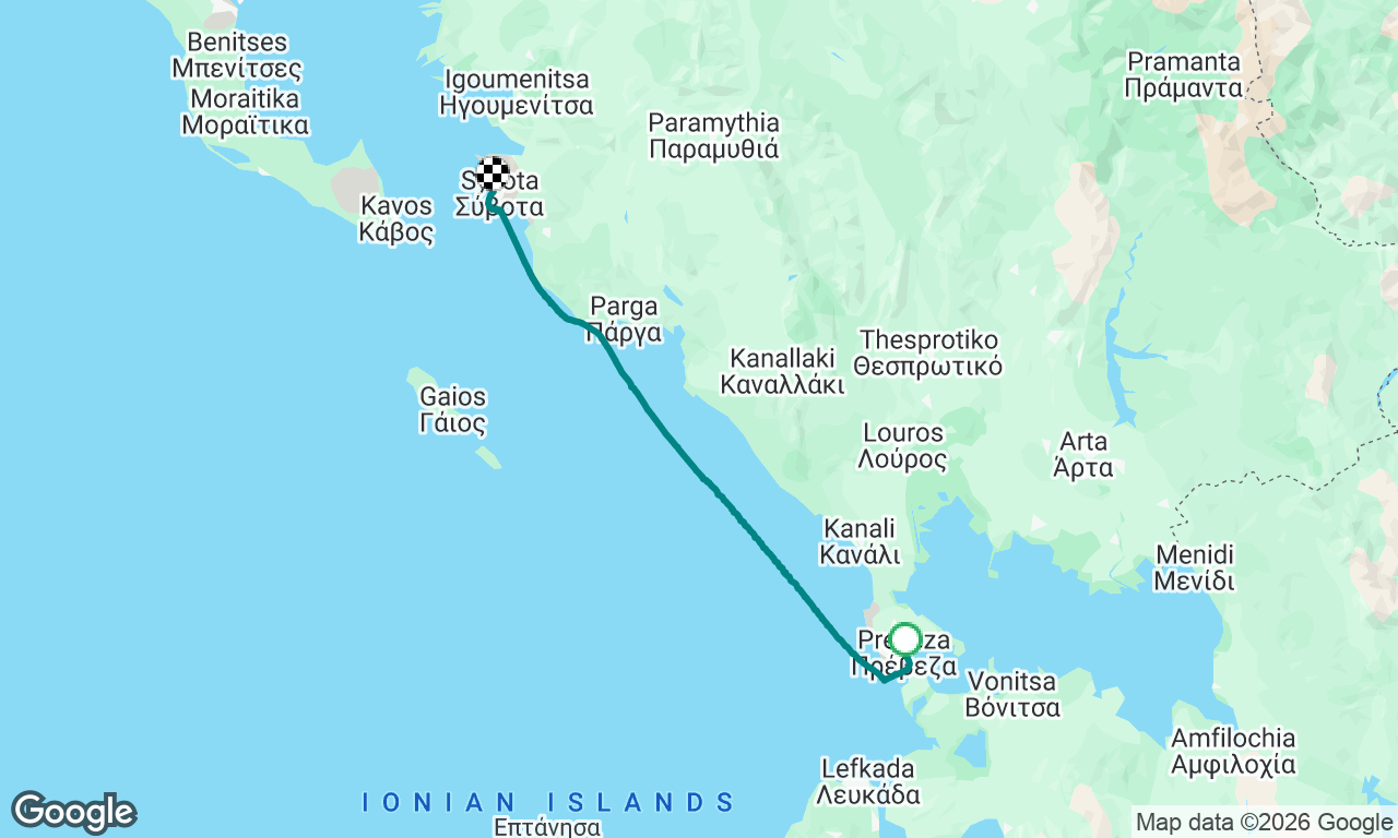Voyage map