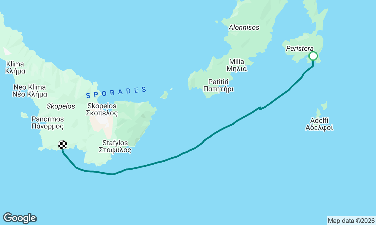 Voyage map