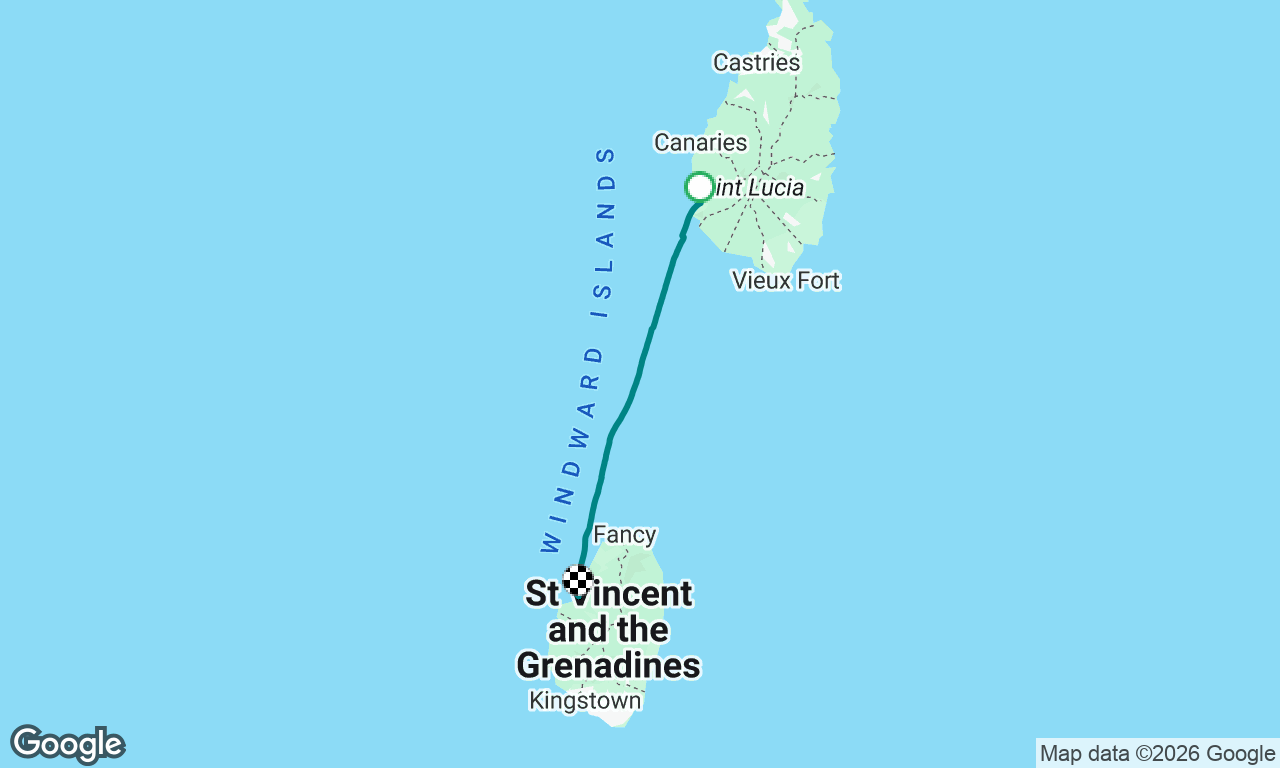 Pitons to Chateaubelair