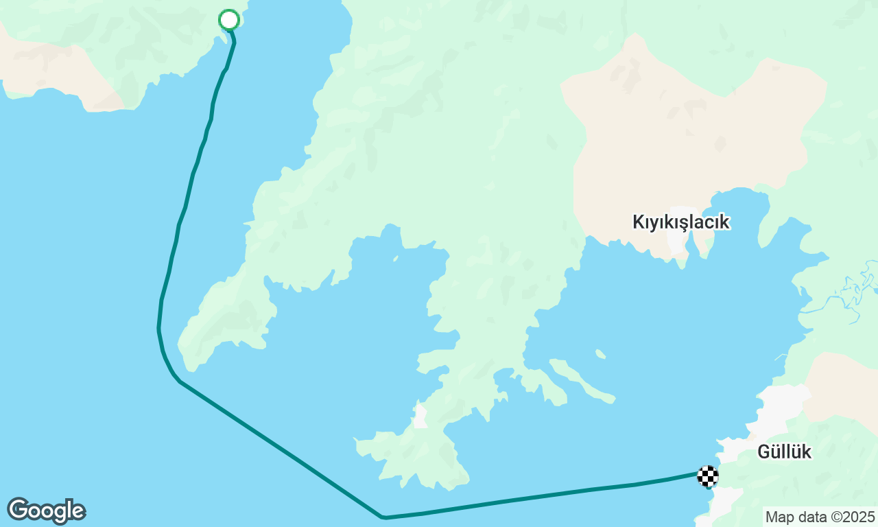 Kazikli Koyu to Gulluk Marina