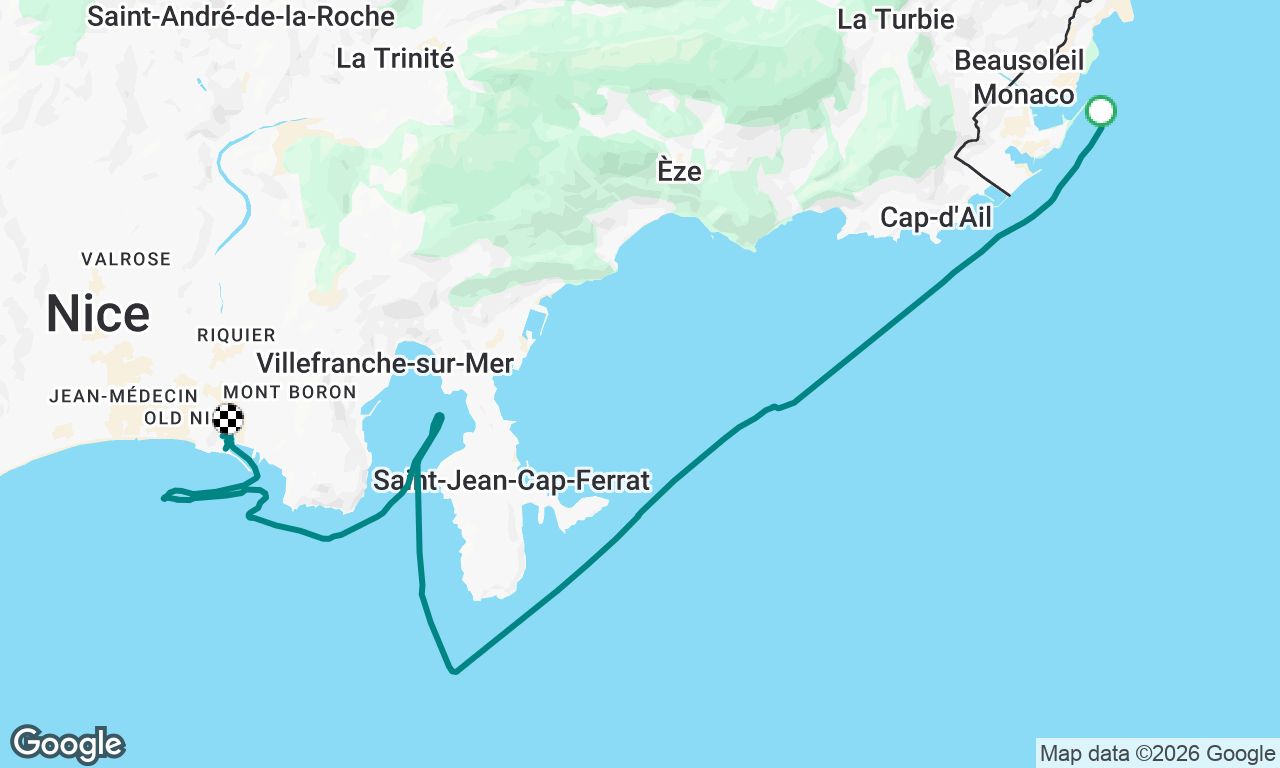 Voyage map