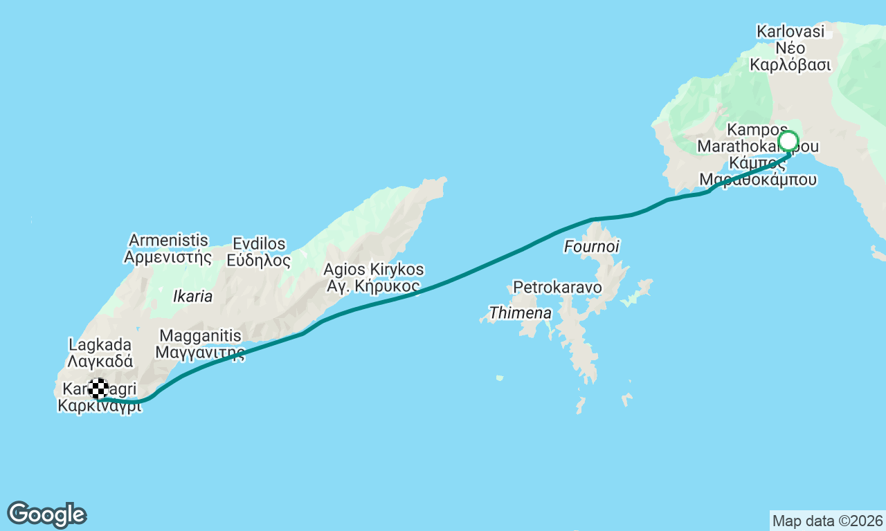 Voyage map