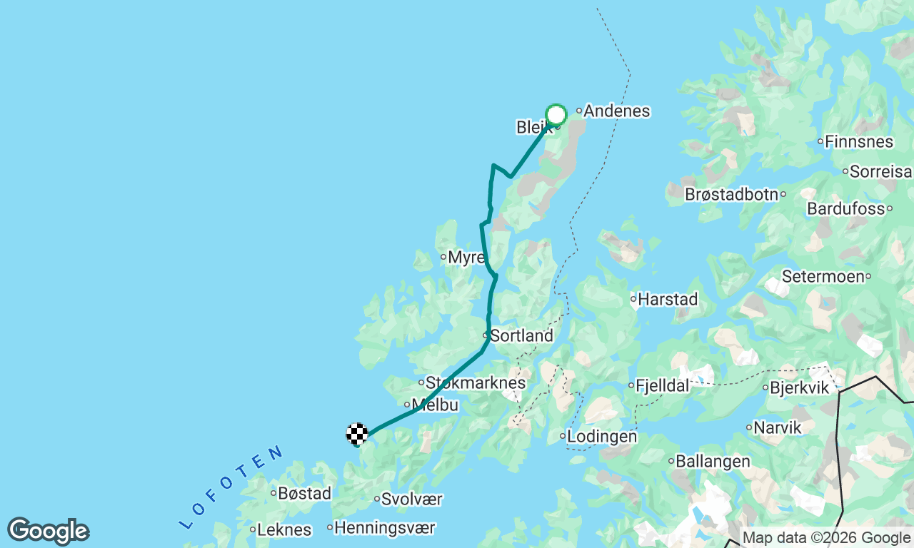 Voyage map