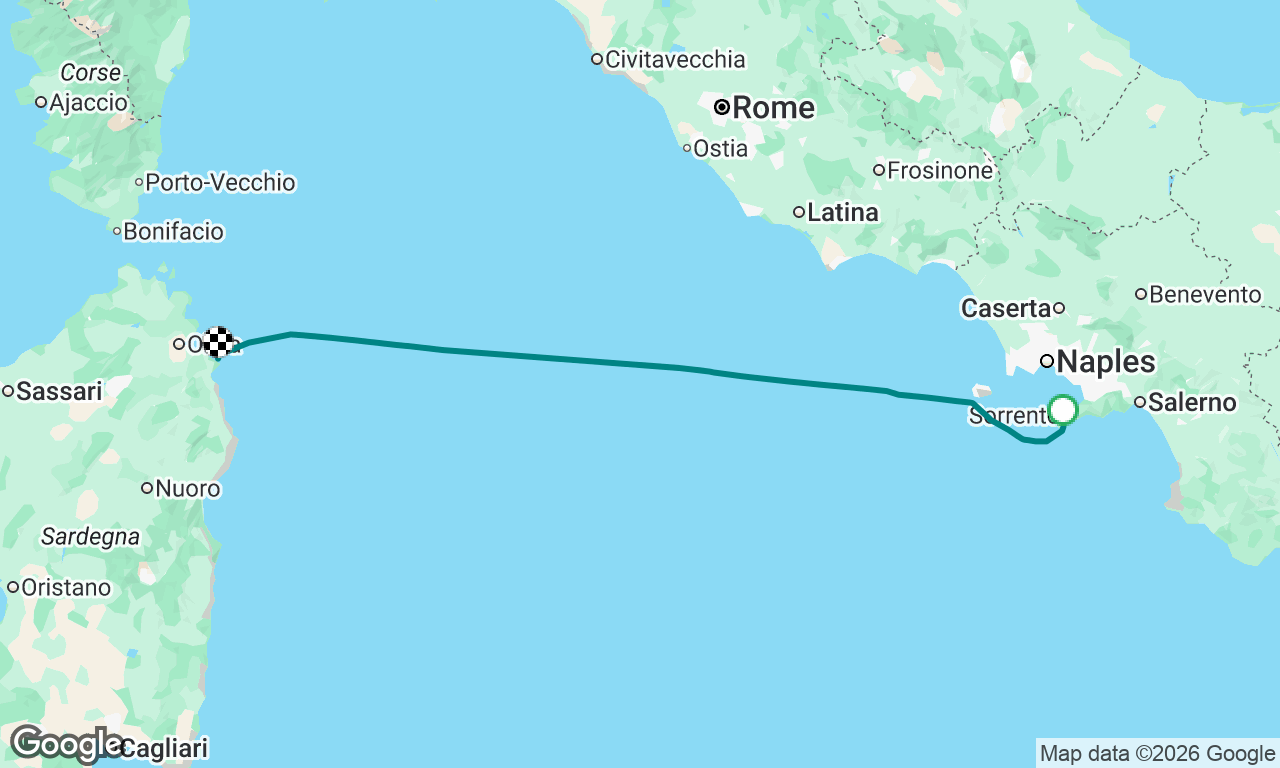 Voyage map