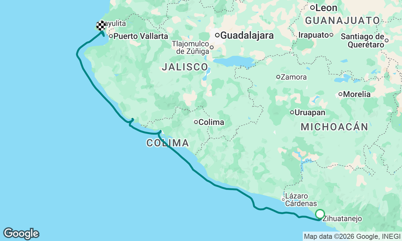 Voyage map
