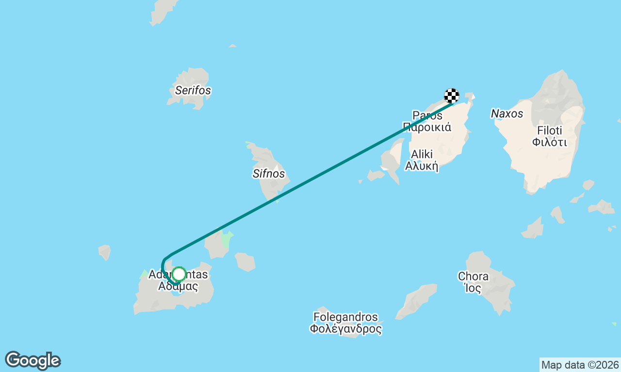 Milos to Paros