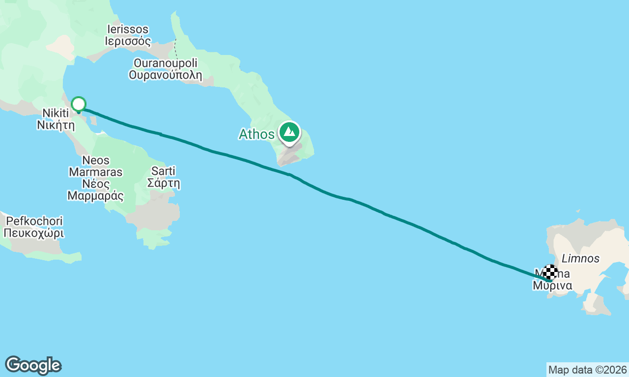 Voyage map