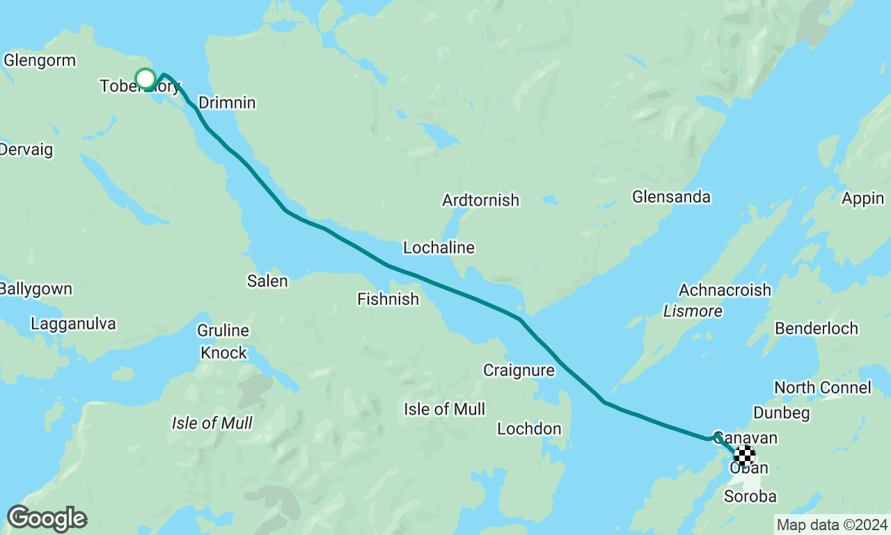 Tobermory to Oban