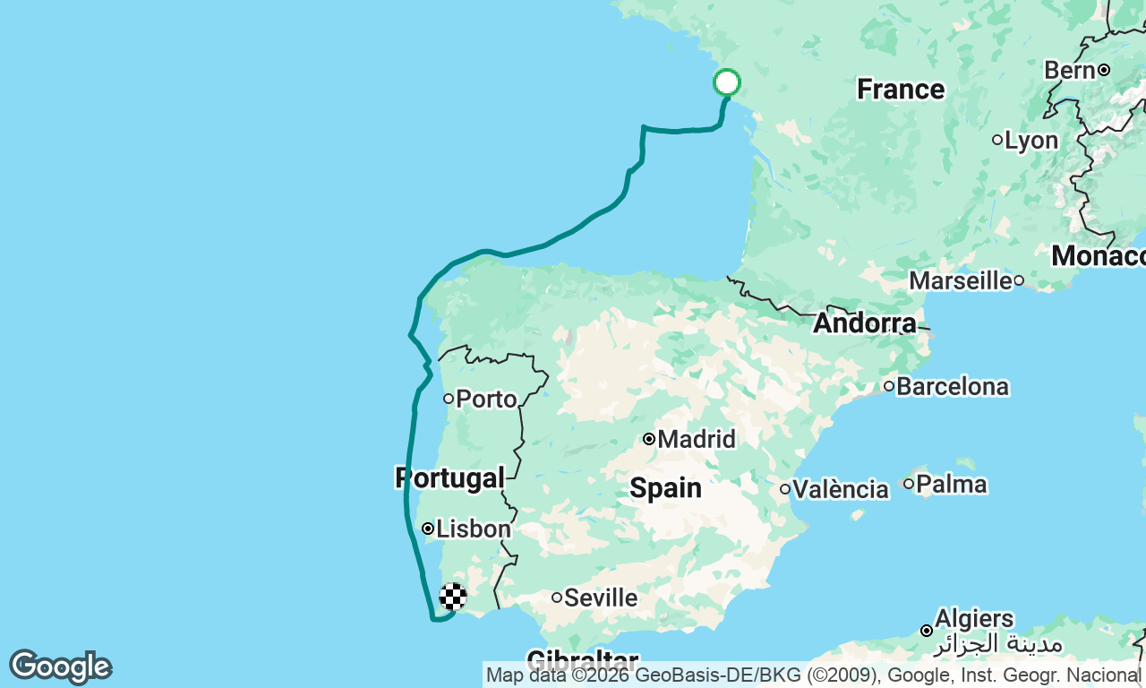 Les Sables-d'Olonne (FRA) - Portimao (POR)